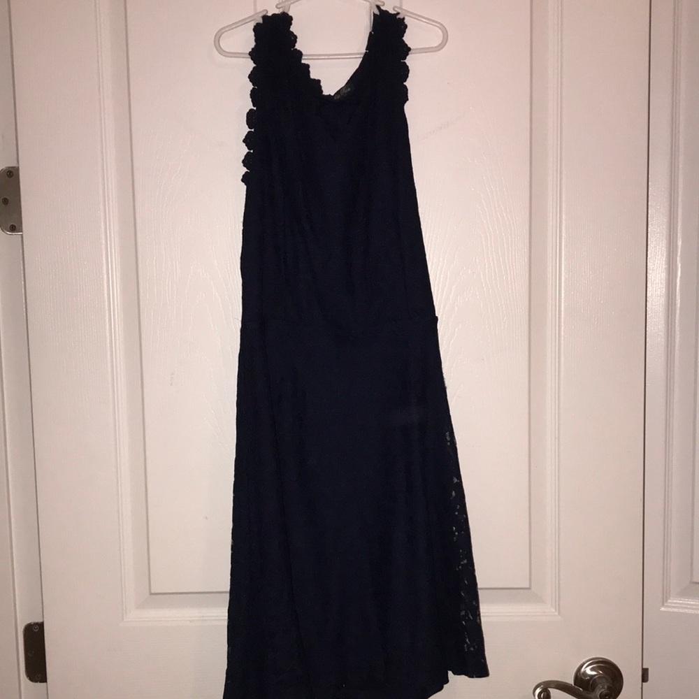 navy blue dress